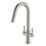 Clearwater Topaz J-Spout Monobloc Mixer Tap Brushed Nickel PVD
