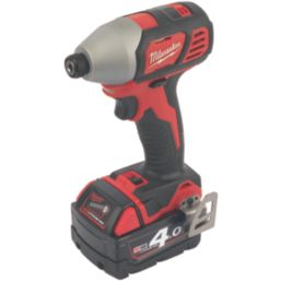 Milwaukee M18 BPP2Q-402C 18V 2 x 4.0Ah Li-Ion RedLithium  Cordless Twin Pack