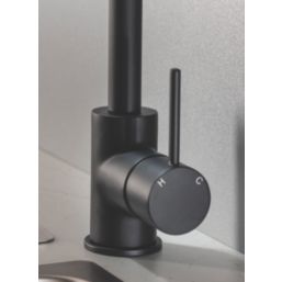 Streame by Abode Vigour Quad Single Lever Mixer Matt Black