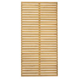 Forest  Softwood Rectangular Slatted Trellis 3' x 6' 4 Pack