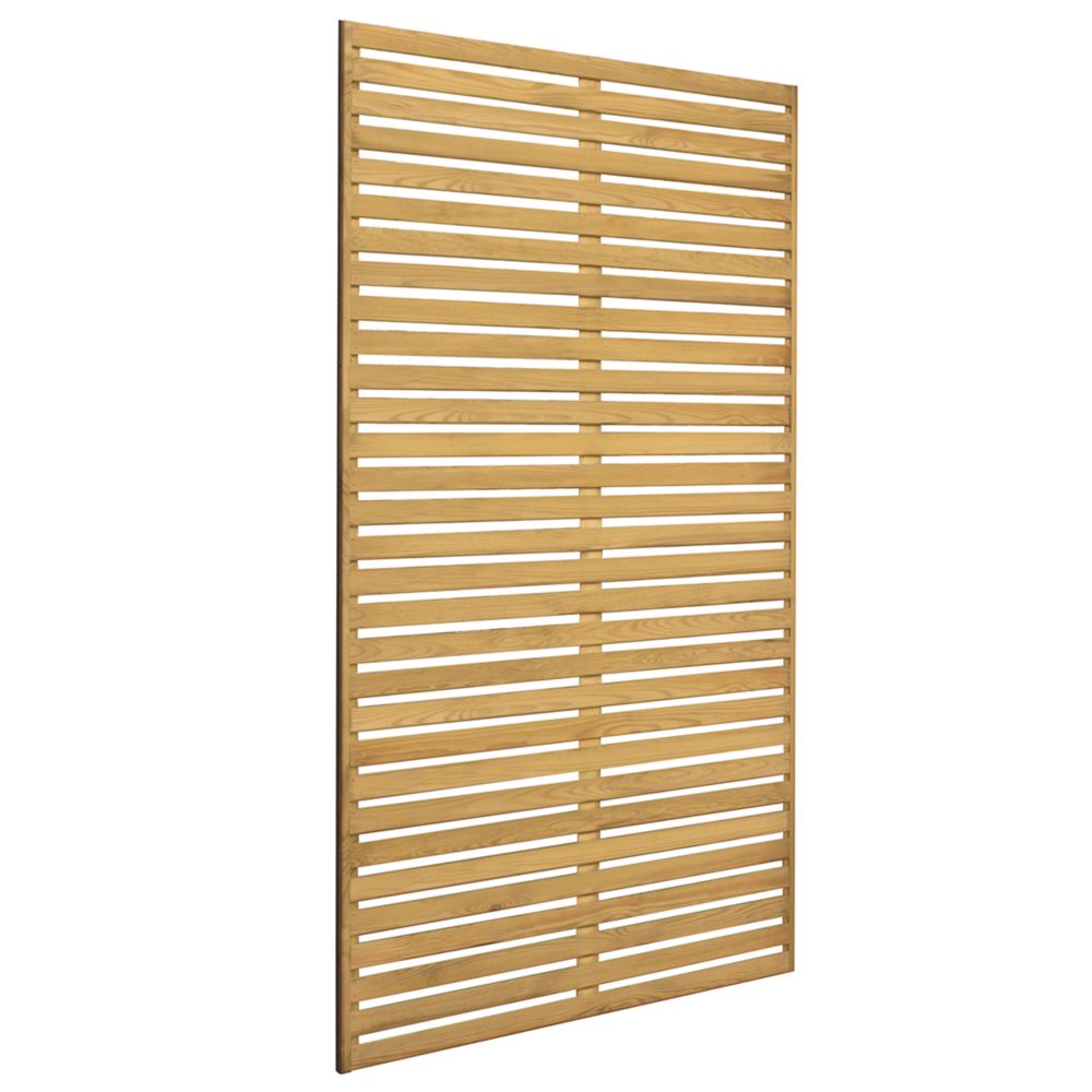 Forest Softwood Rectangular Slatted Trellis 3' x 6' 4 Pack - Screwfix