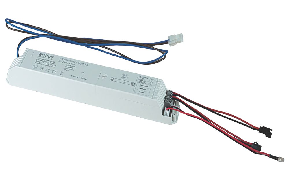 Robus Maintained or Non-Maintained 3-Hour Plug-in Emergency Pack - Screwfix