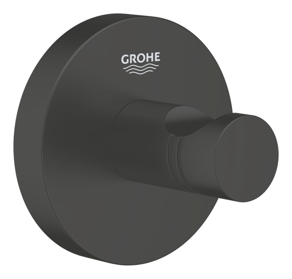 Grohe QuickFix Start  Robe Hook Matt Black