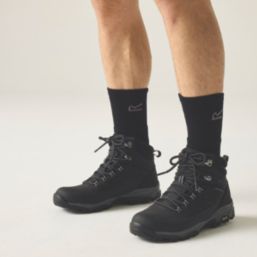 Regatta Blake Size 9.5  Black  Waterproof  Non Safety Work Boots