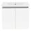 Newland  Double Door Wall-Mounted Vanity Unit with Basin Gloss White 600mm x 370mm x 540mm