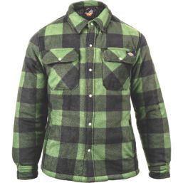 Dickies Portland Long Sleeve Shirt Green X Large 43" Chest