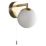 Quay Design Milo LED Bathroom Wall Light Brushed Brass 2.5W 200lm
