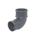FloPlast MiniFlo 92.5° Round Offset Downpipe Bend Anthracite Grey 50mm
