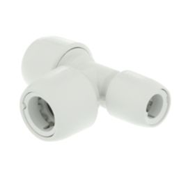 Hep2O  Plastic Push-Fit Reducing Tee 22mm x 15mm x 22mm