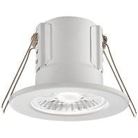 LAP  Fixed  Fire Rated LED Downlight Matt White 4W 500lm