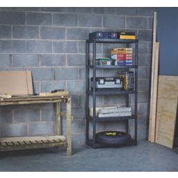 Plastic shelving deals for garage