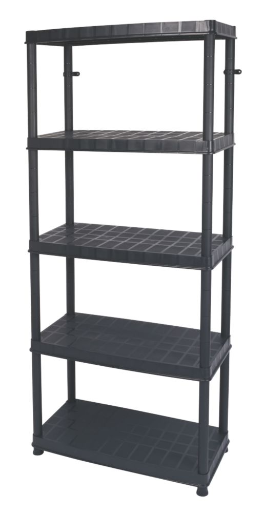 Plastic 5 shop tier shelf