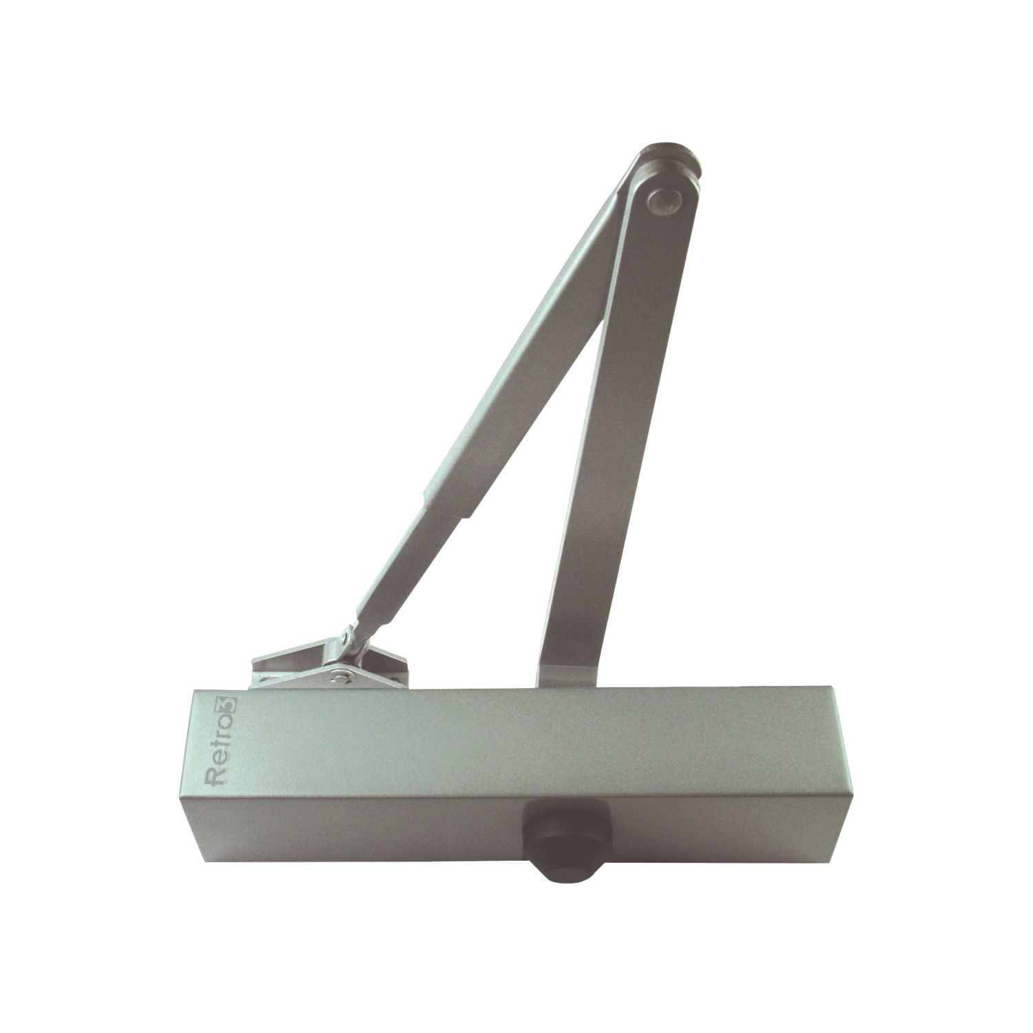 Union Retro 3V Fire Rated Overhead Door Closer Silver (9709T)