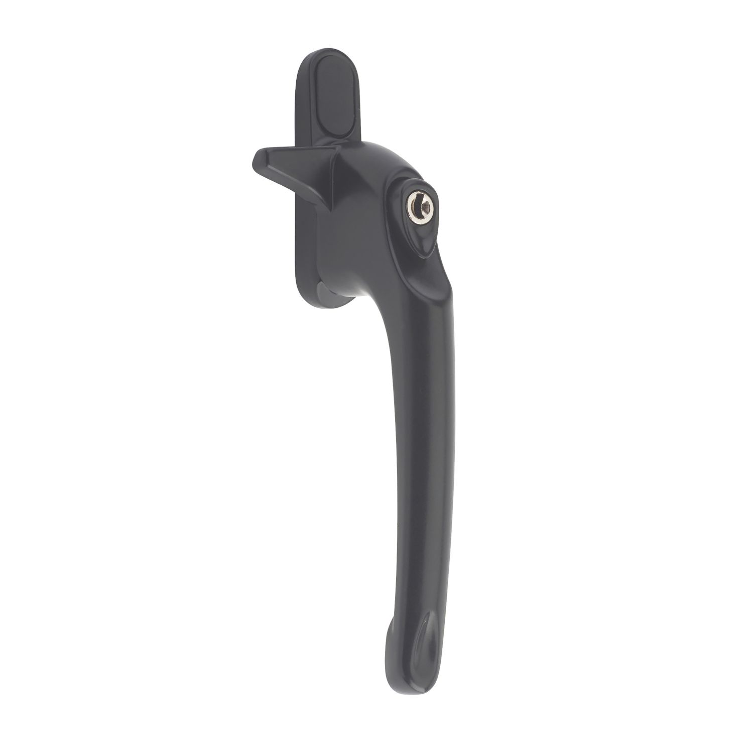 ERA Right-Handed Cockspur Window Handle Black (970AW)