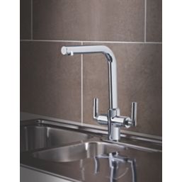 Refurb  Dolce  Dual-Lever Mono Mixer Kitchen Tap Chrome