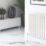 Reina Harley Double 600mm x 1470mm 5389BTU White Horizontal Designer Radiator