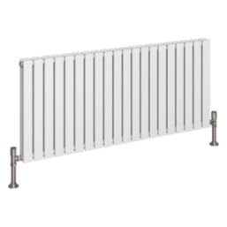 Reina Harley Double 600mm x 1470mm 5389BTU White Horizontal Designer Radiator