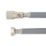 Flomasta Push-Fit Straight Flexible Hose with Isolating Valve 15mm x 1/2" x 300mm