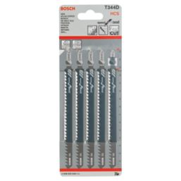 Bosch  T344D Wood Jigsaw Blades 152mm 5 Pack