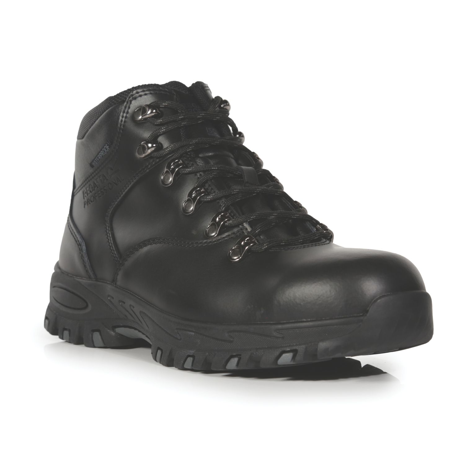 Regatta Gritstone S3 Size 6 Black Water-Resistant Steel Toe Cap Safety Boots (970JR)