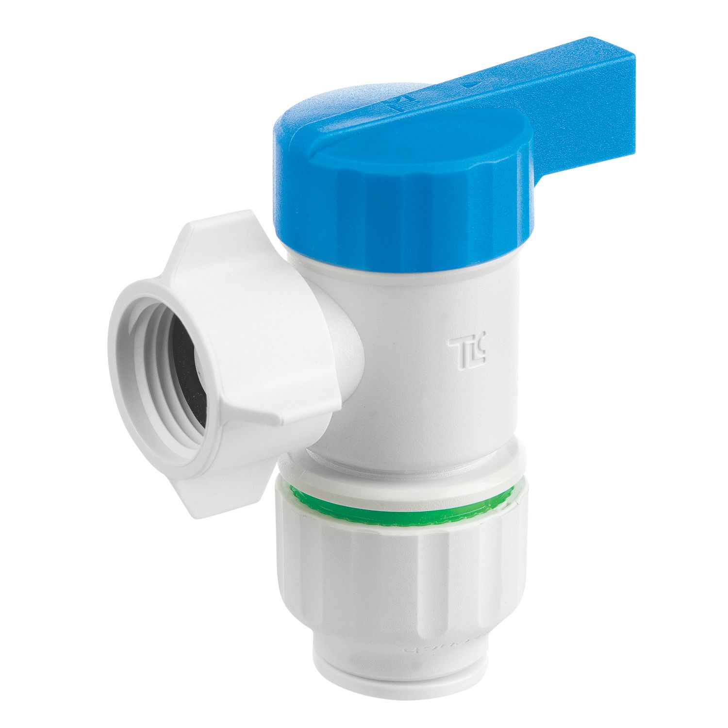 Flomasta Angled Service Tap Valve 15mm x 1/2" (970KR)