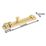 Smith & Locke Straight Door Bolt Brass 150mm
