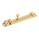 Smith & Locke Straight Door Bolt Brass 150mm