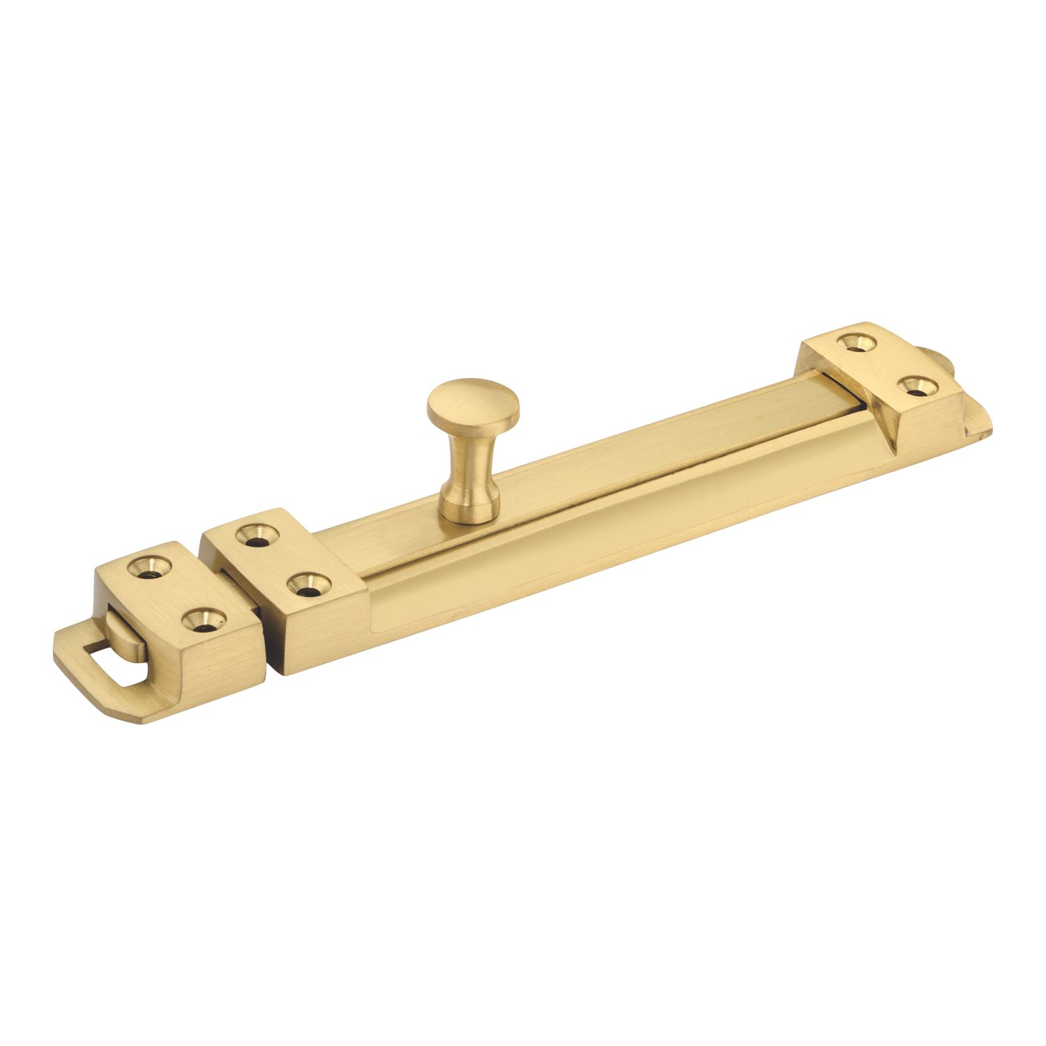 Smith & Locke Straight Door Bolt Brass 150mm (970PY)