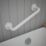 Rothley  Straight Household Steel Grab Rail Matt White 305mm