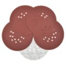 Titan   120 Grit 18-Hole Punched Multi-Material Sanding Sheets 225mm 5 Pack