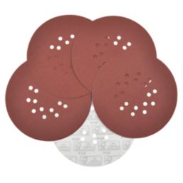Titan   120 Grit 18-Hole Punched Multi-Material Sanding Sheets 225mm 5 Pack