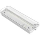 Brackenheath  Outdoor Maintained or Non-Maintained Emergency Rectangular LED Bulkheads White 4.8W 300lm