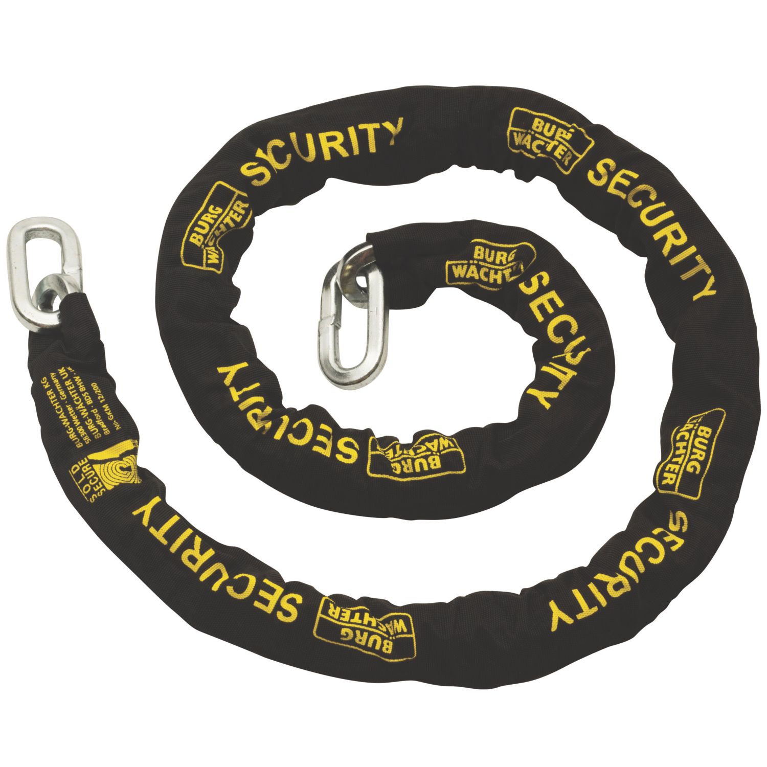 Burg-Wachter Hardened Steel Heavy Duty Chain 2m x 12mm (970YY)