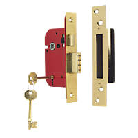 Cotarba 2 Keys 90//22 mm Mortice Narrow Door Lock Sash Case for Handle Sashlock Z076