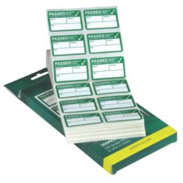 Kewtech Pass Test Labels 500 Pack