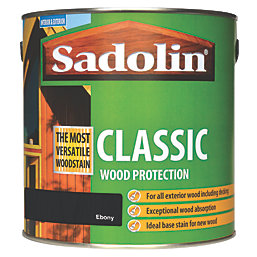 Sadolin  Classic Woodstain Matt Ebony 2.5Ltr