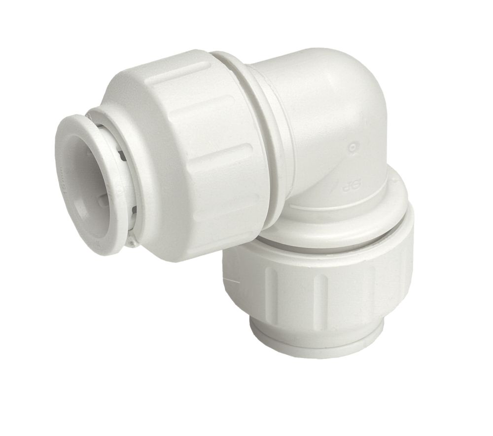 JG Speedfit Plastic Push-Fit Equal 90° Elbow 15mm - Screwfix