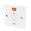 Crabtree Capital 20A 1-Gang DP Hob Switch White with Neon