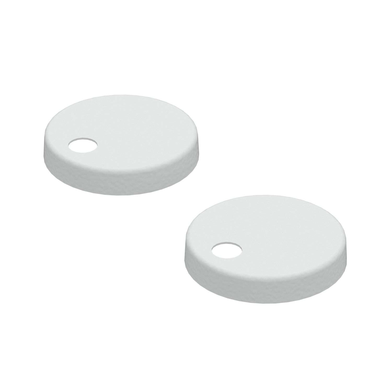Toilet Seat Cover Caps White (971AE)
