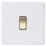 Knightsbridge  10AX 1-Gang 2-Way Light Switch  Matt White