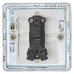 Knightsbridge  10AX 1-Gang 2-Way Light Switch  Matt White