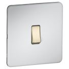 Knightsbridge  10AX 1-Gang 2-Way Light Switch  Matt White