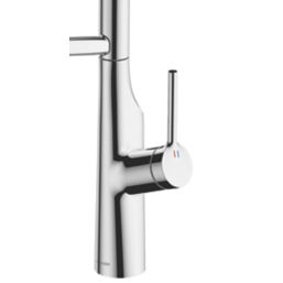 Clearwater Alasia Pull-Off Twin Spray Head Tap Chrome