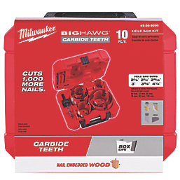 Milwaukee BIG HAWG 10-Saw Multi-Material Holesaw Set