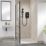 Triton Amala Black with Brushed Brass Accents 9.5kW  Electric Shower