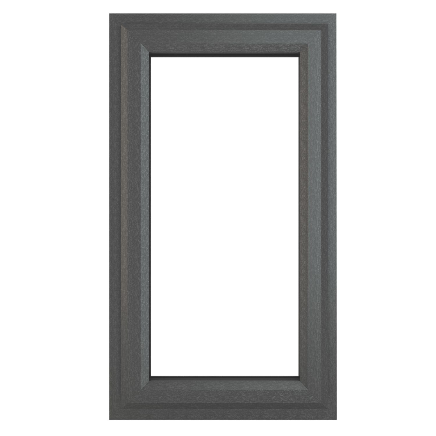 Crystal Top Opening Clear Double-Glazed Casement Anthracite Grey uPVC Window 610mm x 1040mm (971JP)