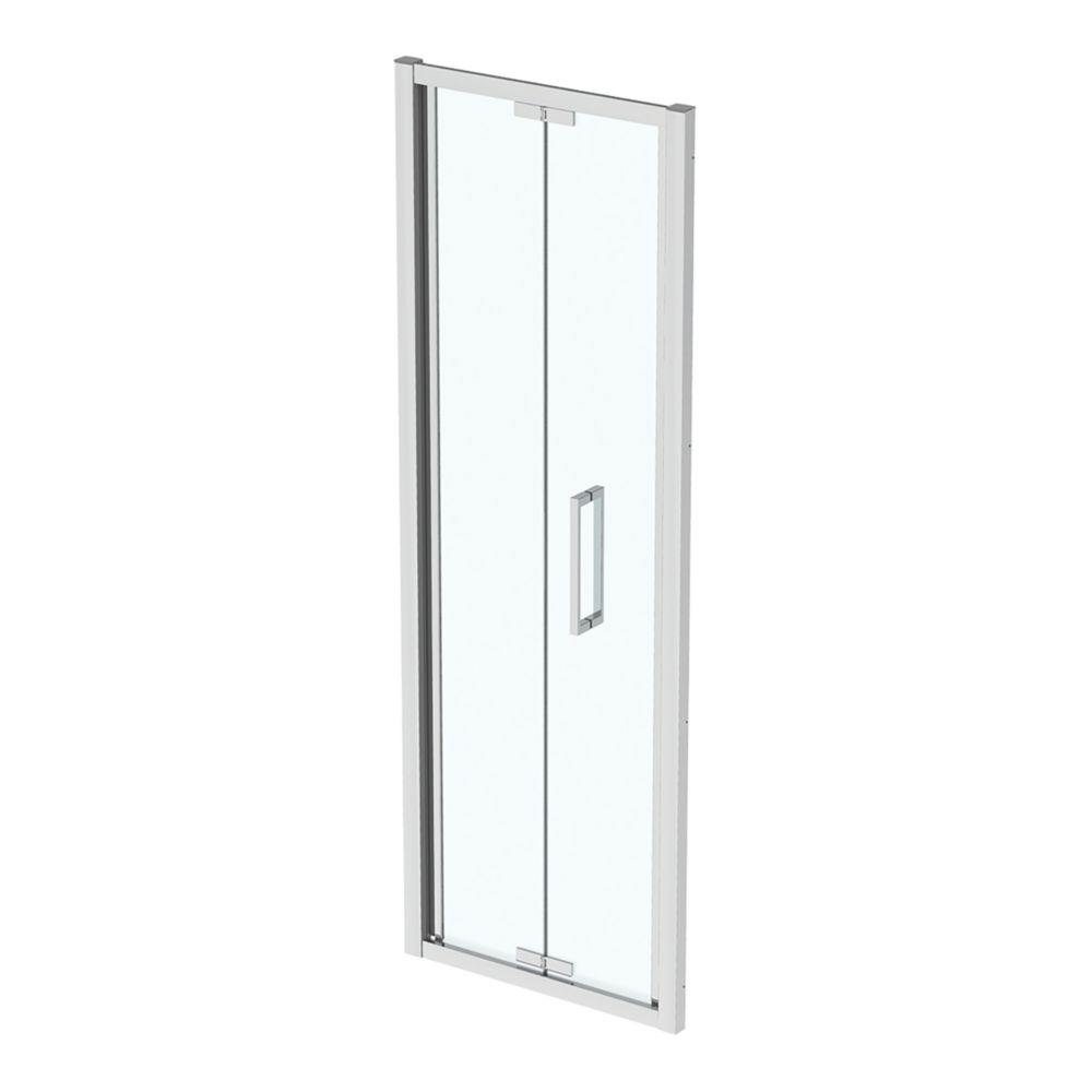 Ideal Standard I.life Semi-Framed Square In-Fold Shower Door Silver 760mm x 2005mm