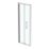 Ideal Standard I.life Semi-Framed Square In-Fold Shower Door Silver 760mm x 2005mm