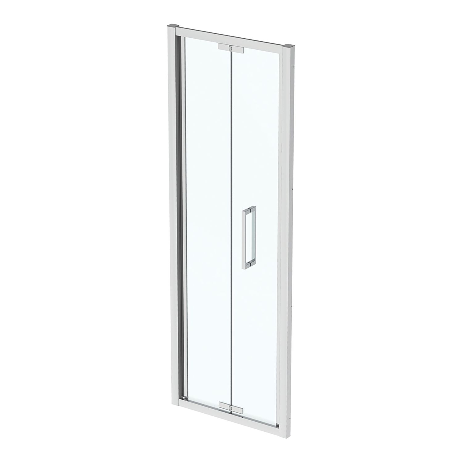 Ideal Standard I.life Semi-Framed Square In-Fold Shower Door Silver 760mm x 2005mm (971KU)