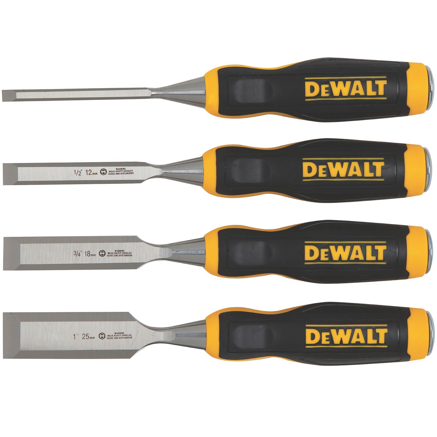 DeWalt Bevel Edge Chisel Set 4 Pieces (971KY)